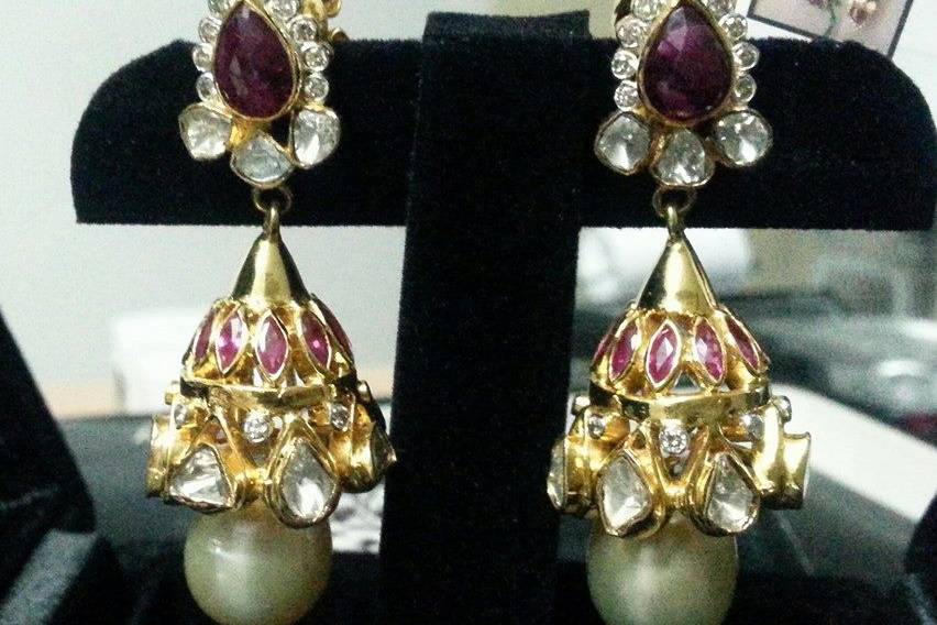 Bridal earrings