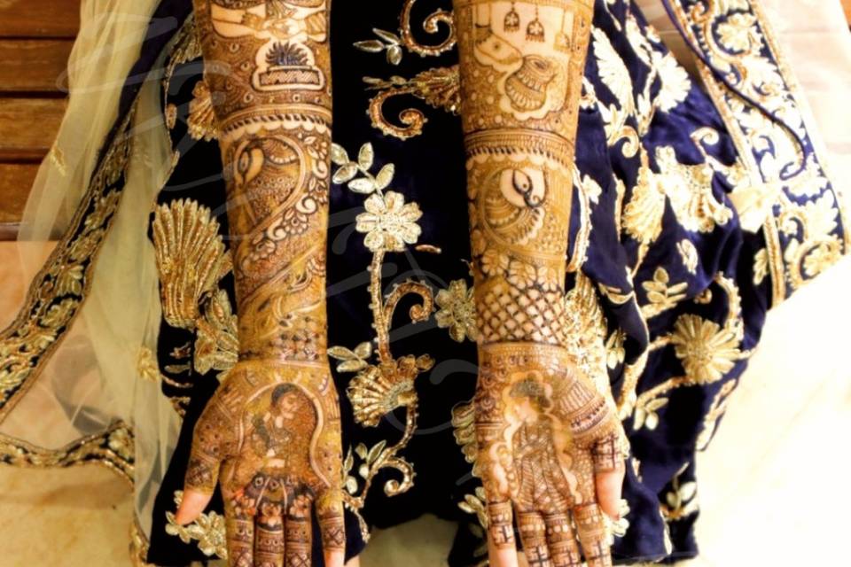 Hevay bridal mehandi