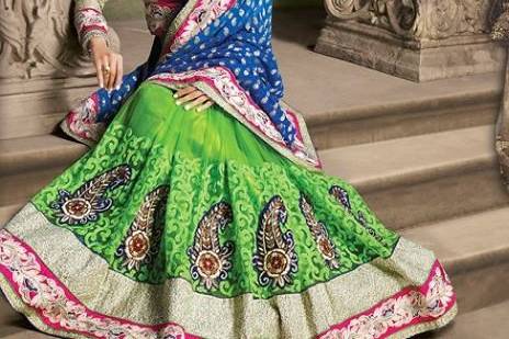 Half Saree Designs