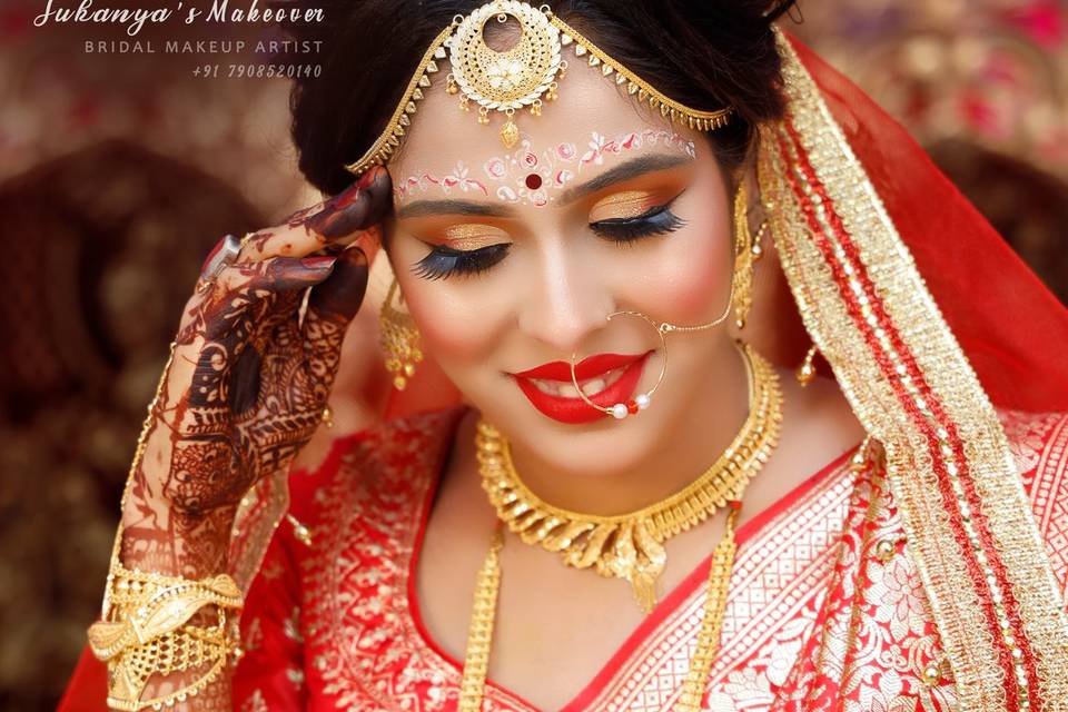 Bride Anwesha- Sukanya's Makeo