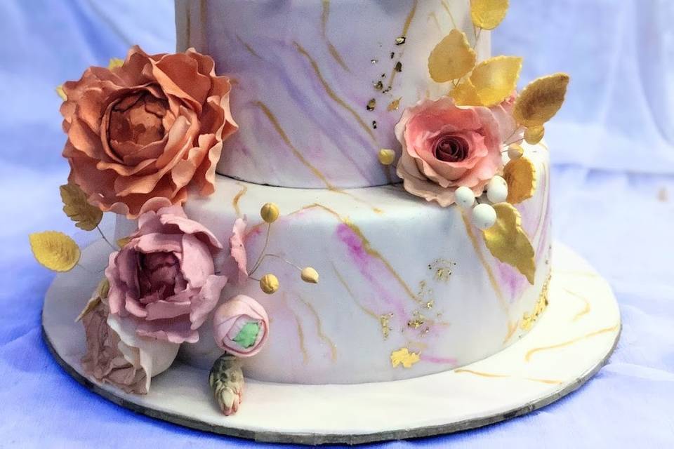 Sugar Flower Cake