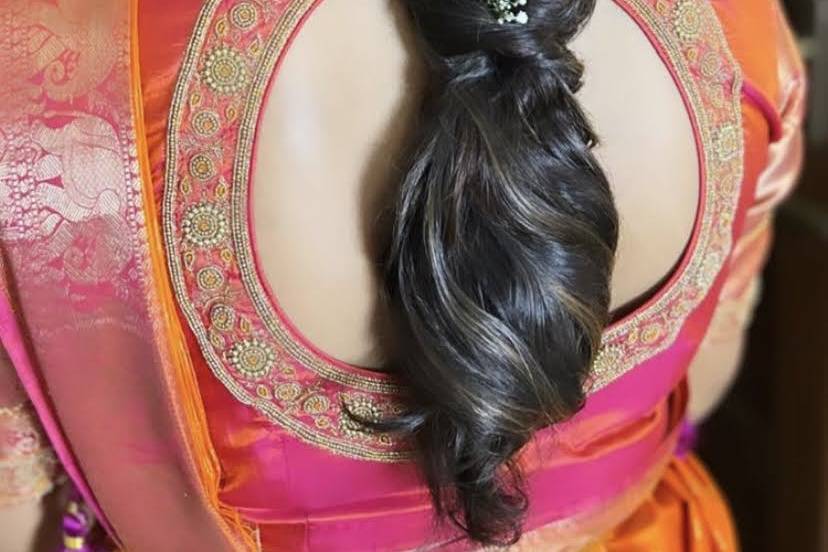 Bridal hairdo