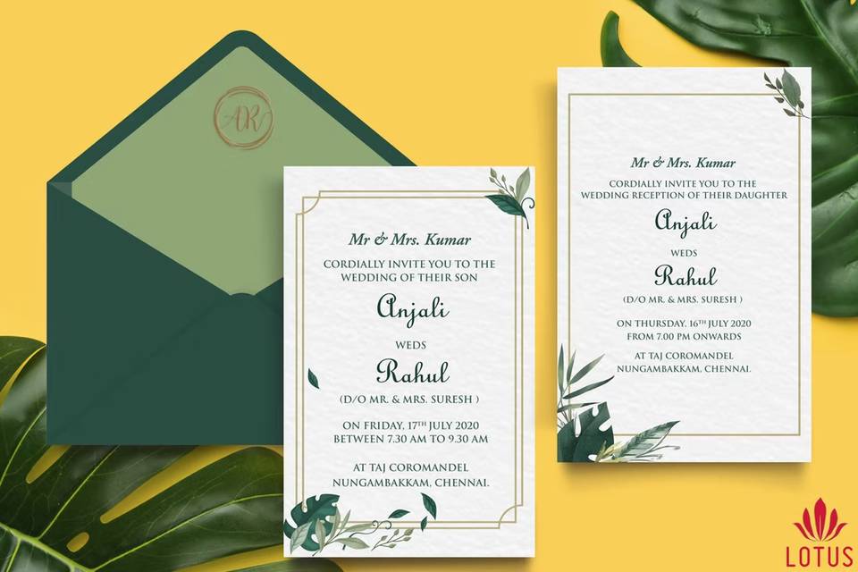 Customised invite