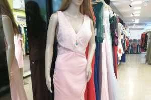 Peach Evening Gown