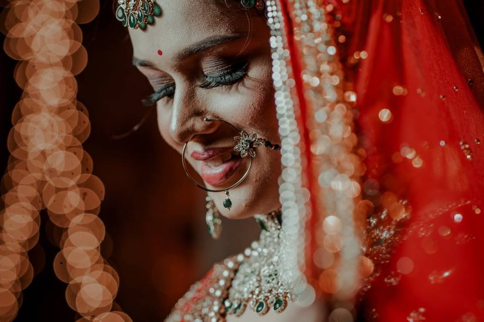 Bride shot