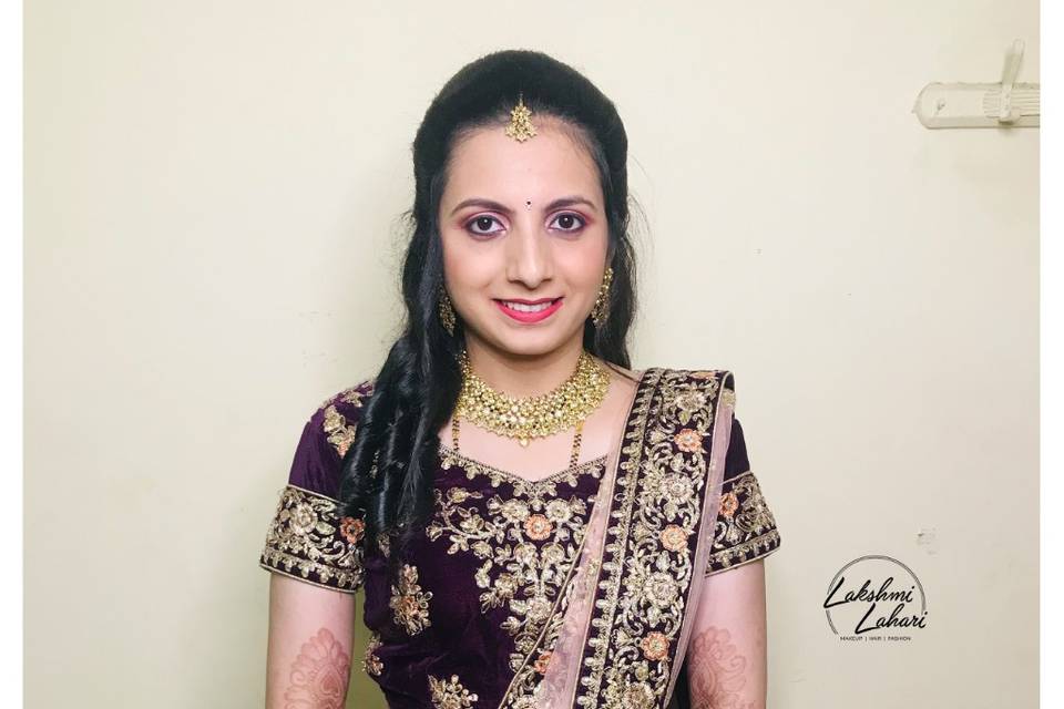 Veena for her reception