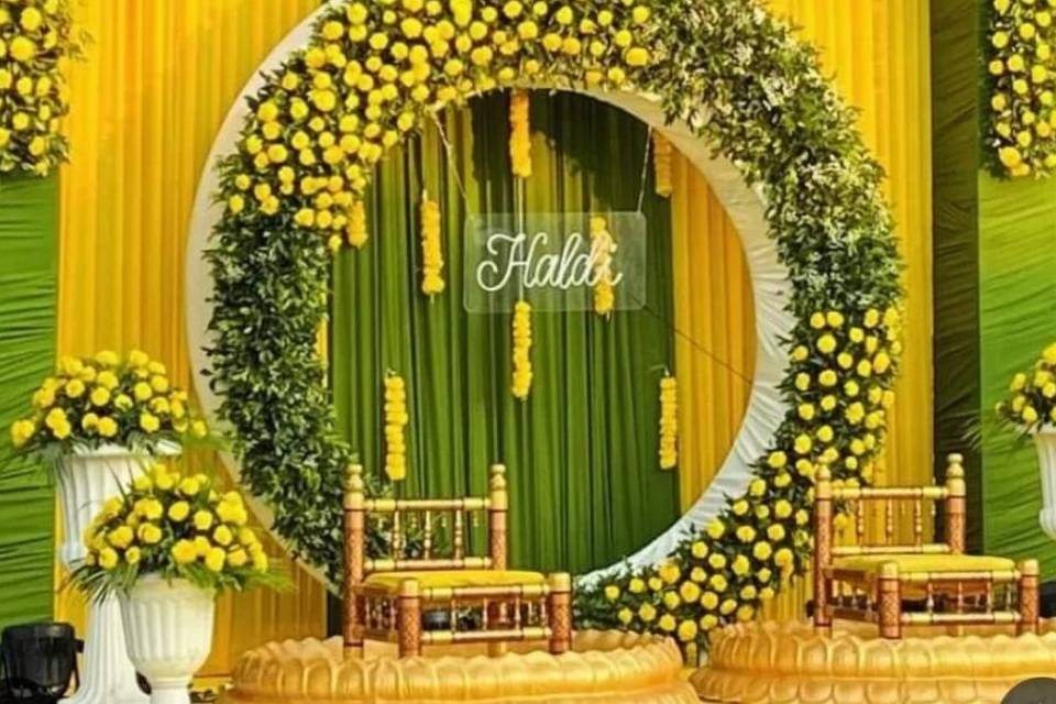 Haldi decoration