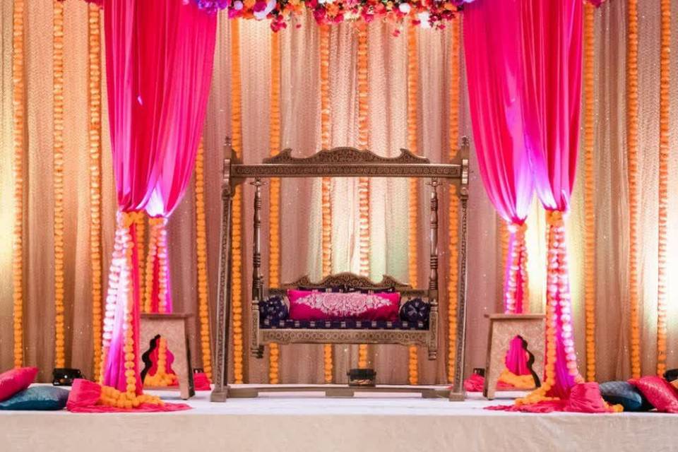 Indoor Mehendi Ceremony