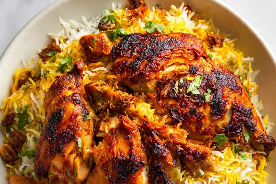 Chicken tandoori biryani