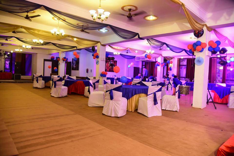 Spacious AC party halls