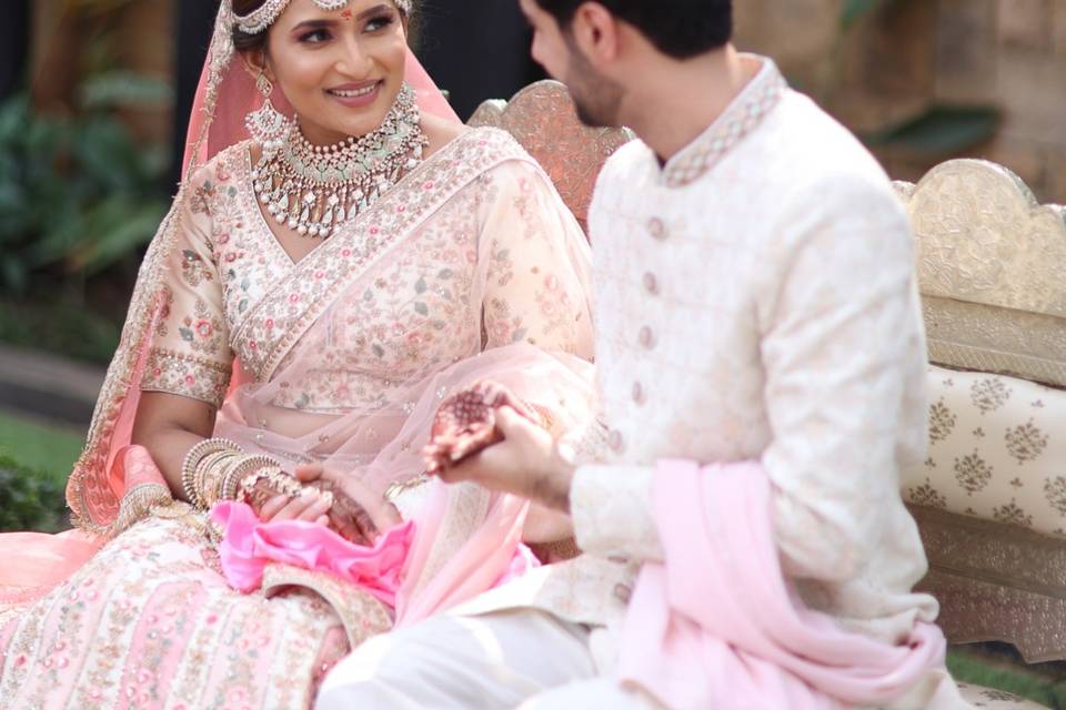 Subtle glam bride