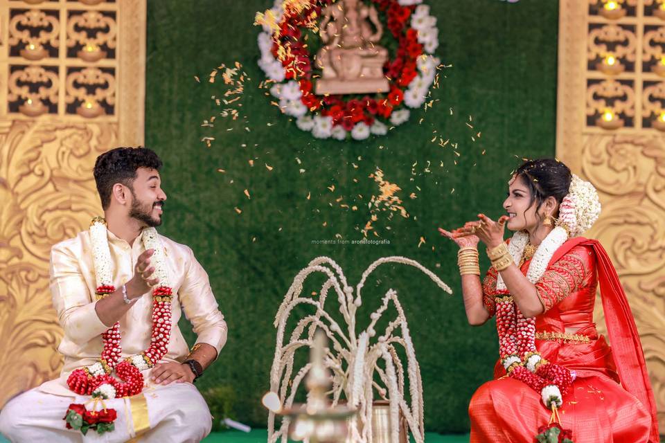 Hindu Wedding couple