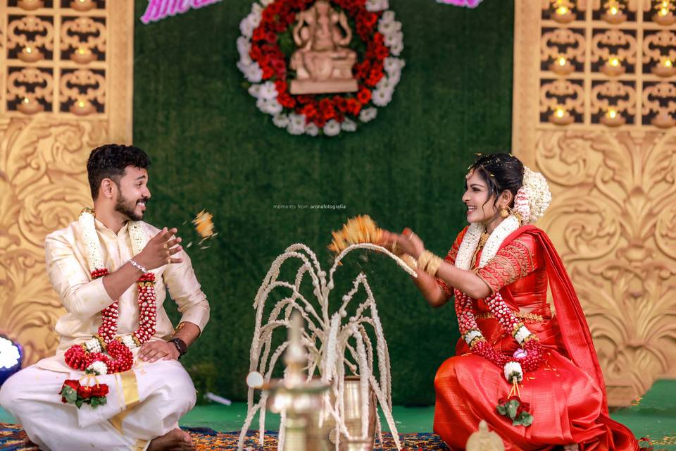 Hindu Wedding couple