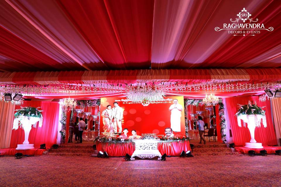 Wedding stage decoration