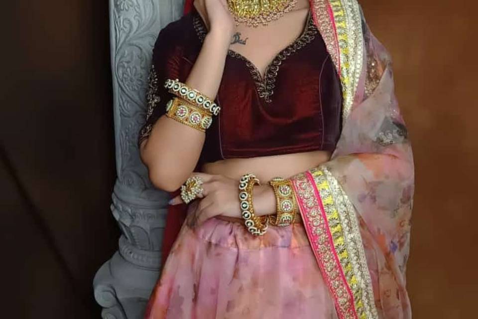 Non Bengali Bridal makeup