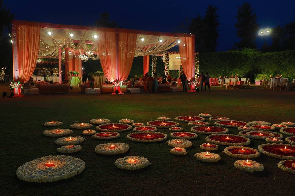 Mandap under the Bargat Tree