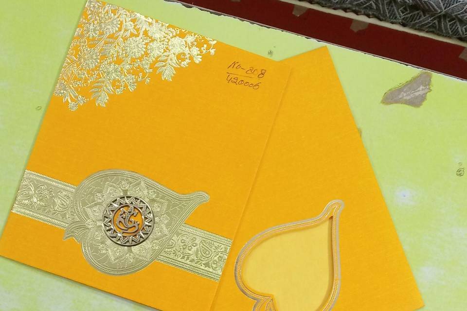 Yelow Invitation Cards