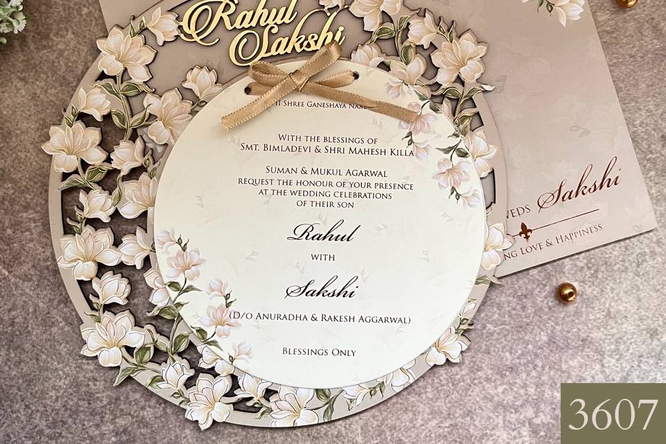 MDF Designer Wedding Cards