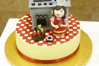 Kitchen set theme cake for cute... - Jainu's Cake World | Facebook