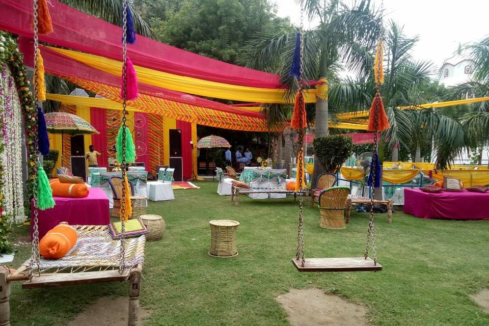 Mehendi decor