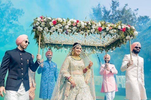 Bride's entry