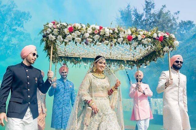Bride's entry