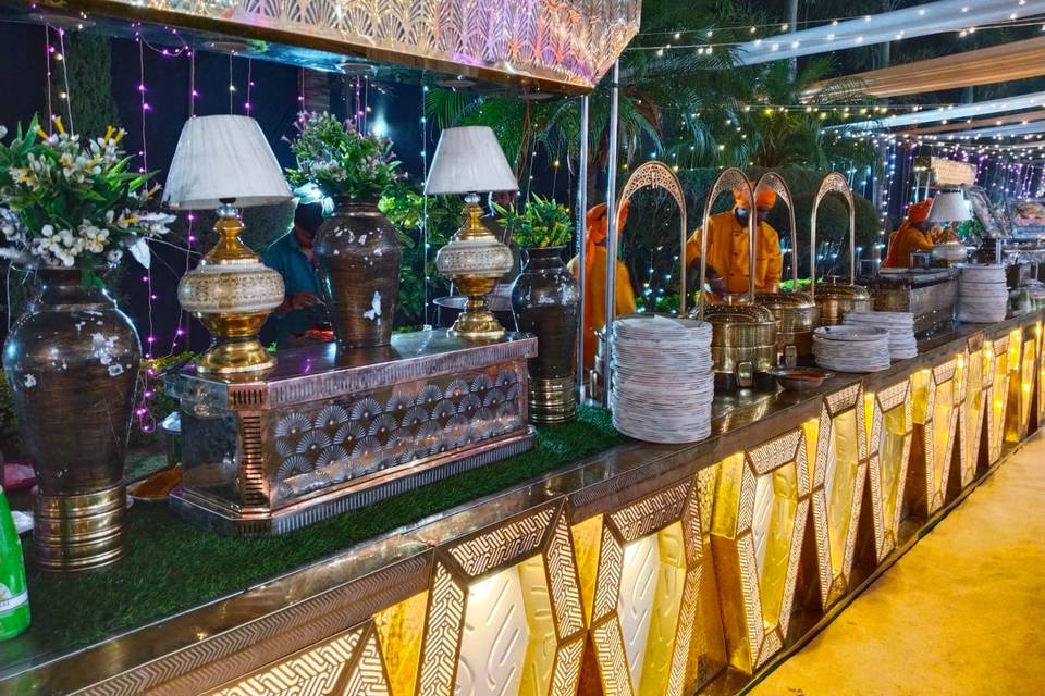 Catering setup