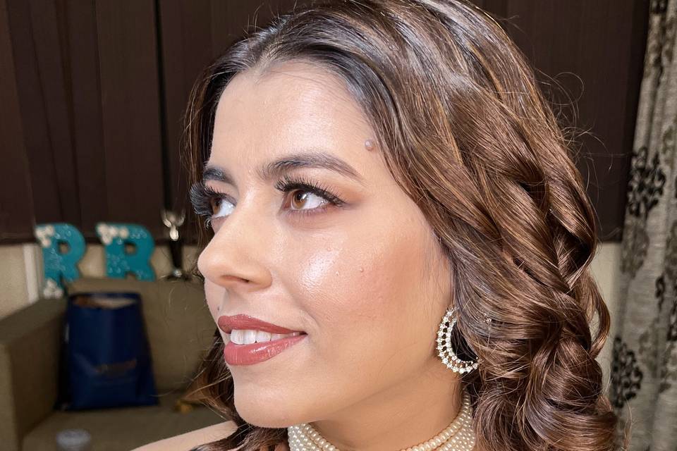 H.D Party makeup