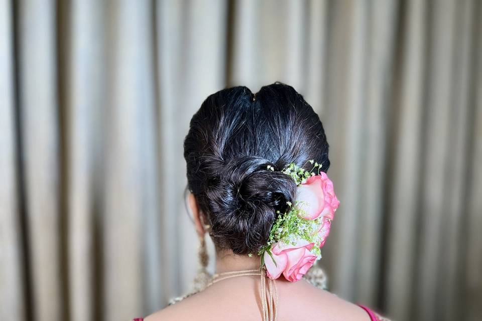 Bridal bun