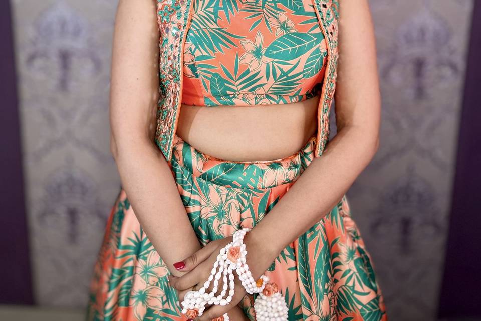 Haldi makeup