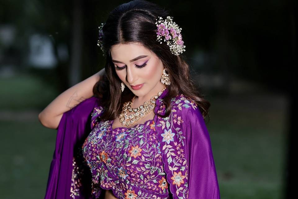 Mehandi makeup