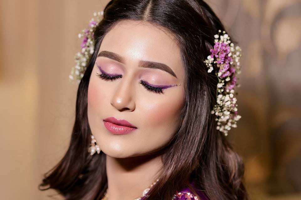 Mehandi makeup