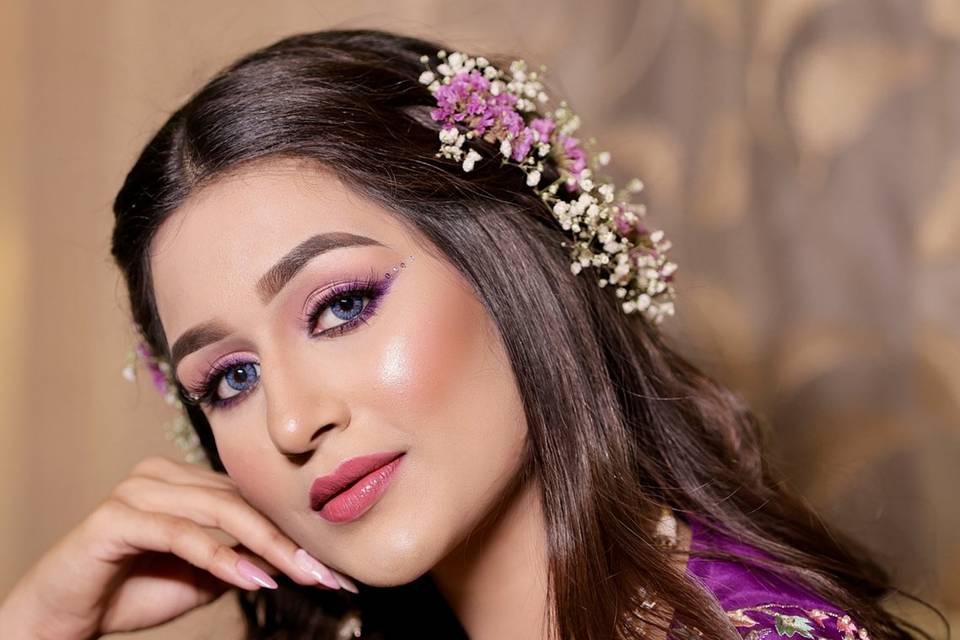 Mehandi makeup