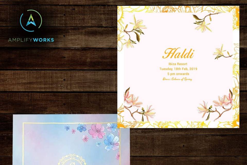 Wedding invite box assorted