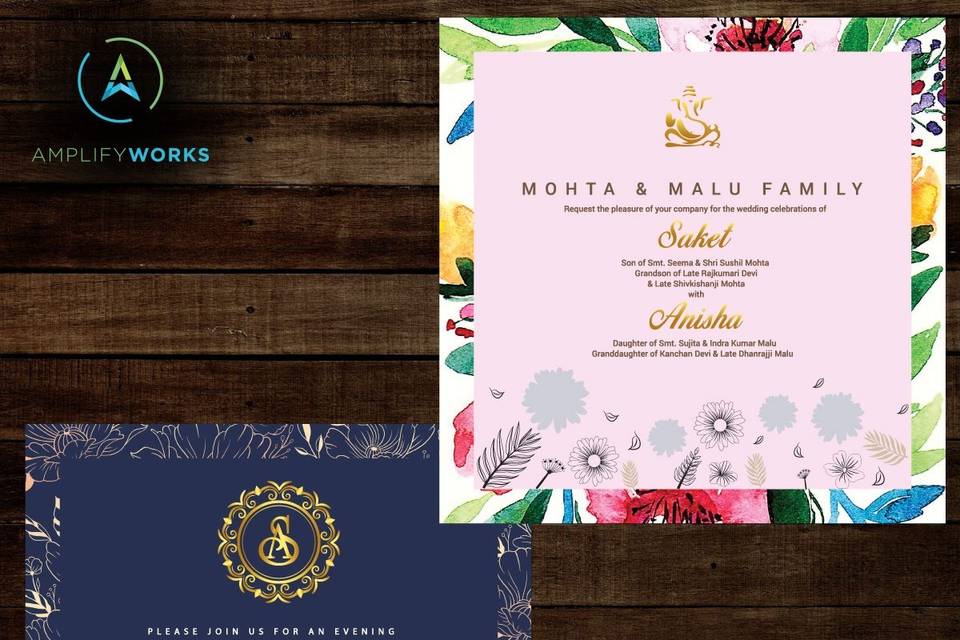 Assorted Wedding invites