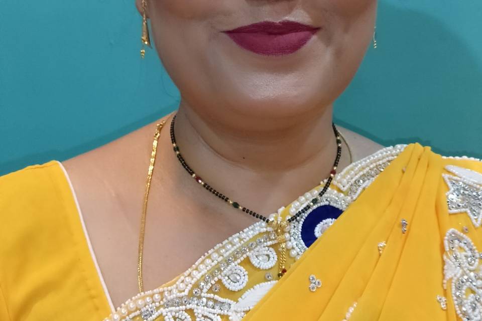 Non-bengali Guest Makeup