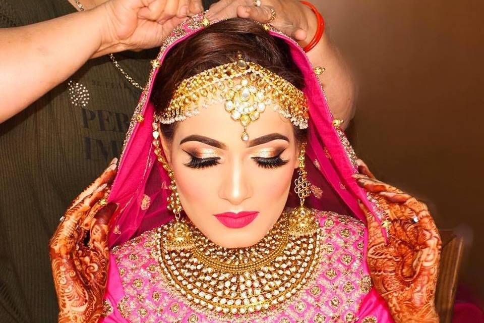 Bridal makeup