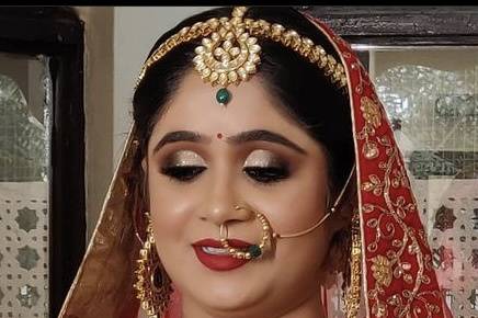 Rajsthani bride makeup