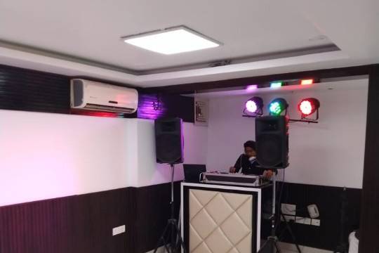DJ and dance space