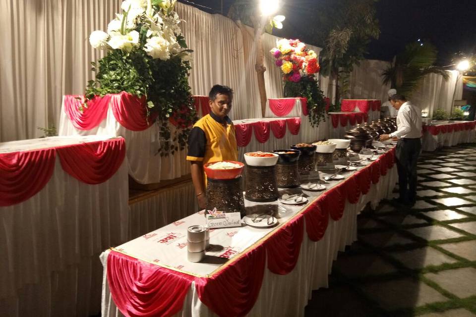 Catering setup