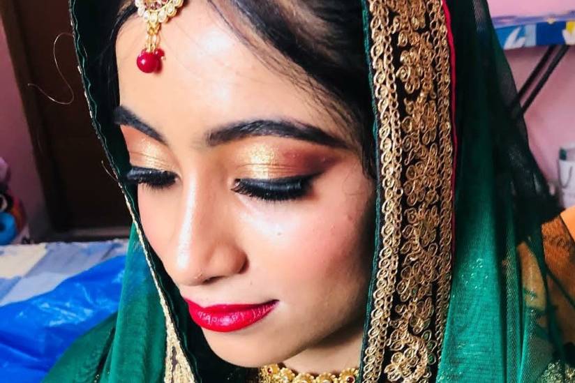 Bridal makeup