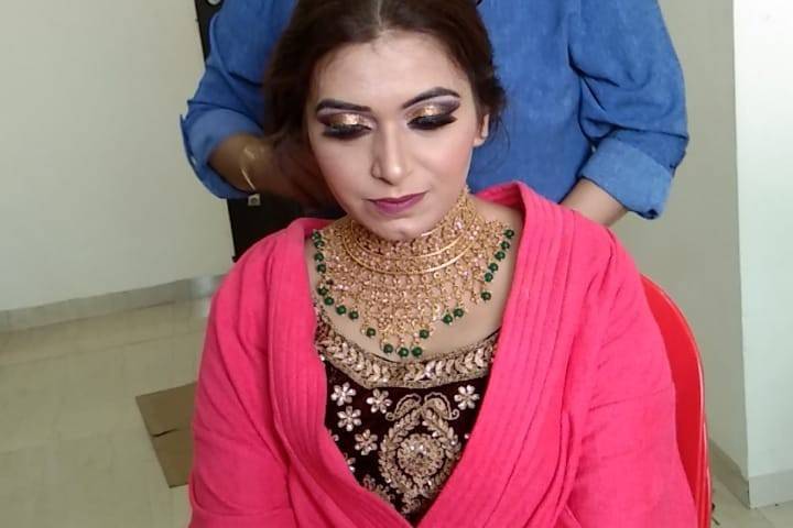 Bridal makeup