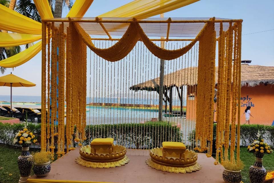 Haldi by the beach