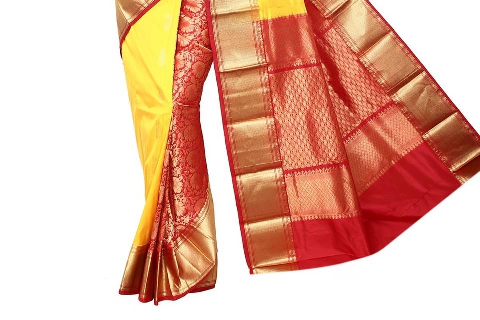 Handwoven pure silk saree