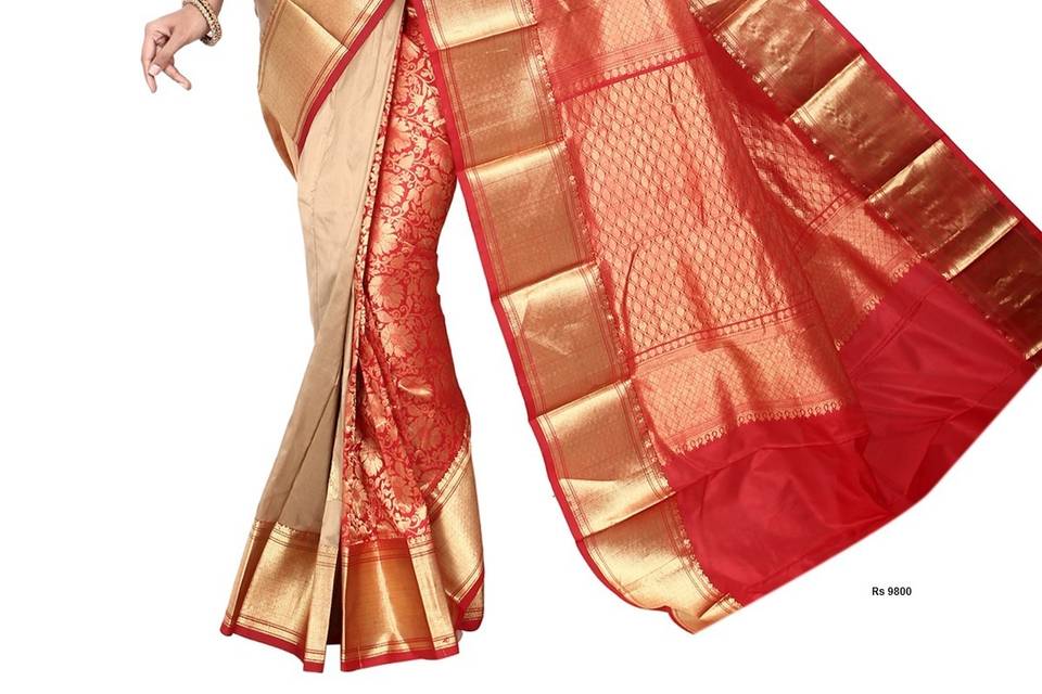 Handwoven pure silk saree