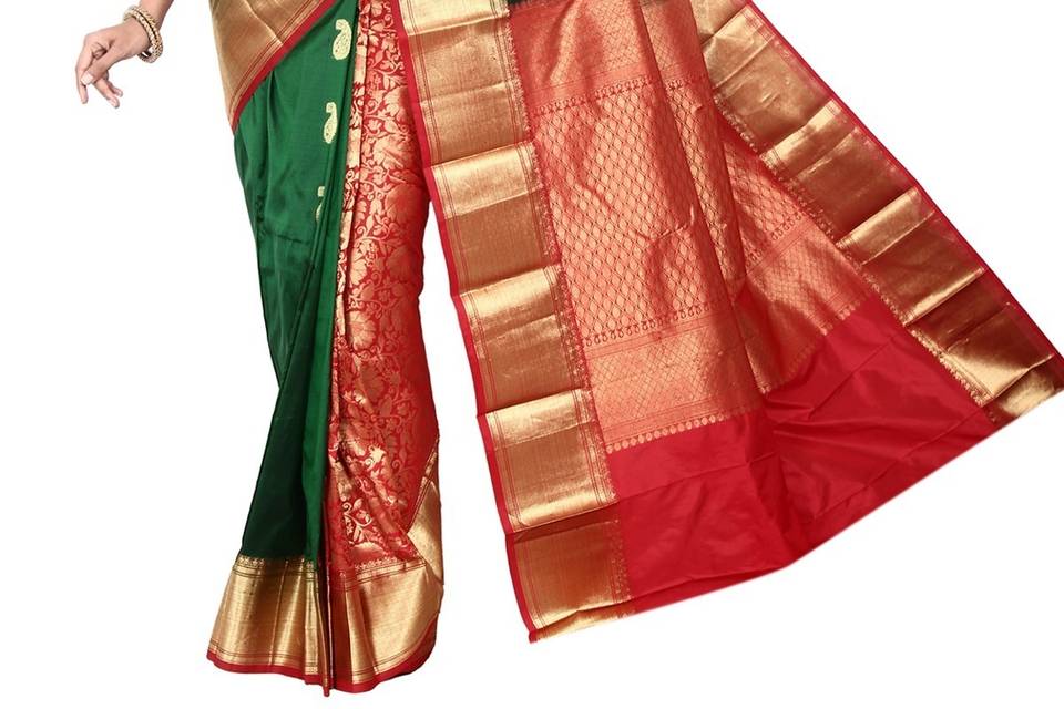 Handwoven pure silk saree