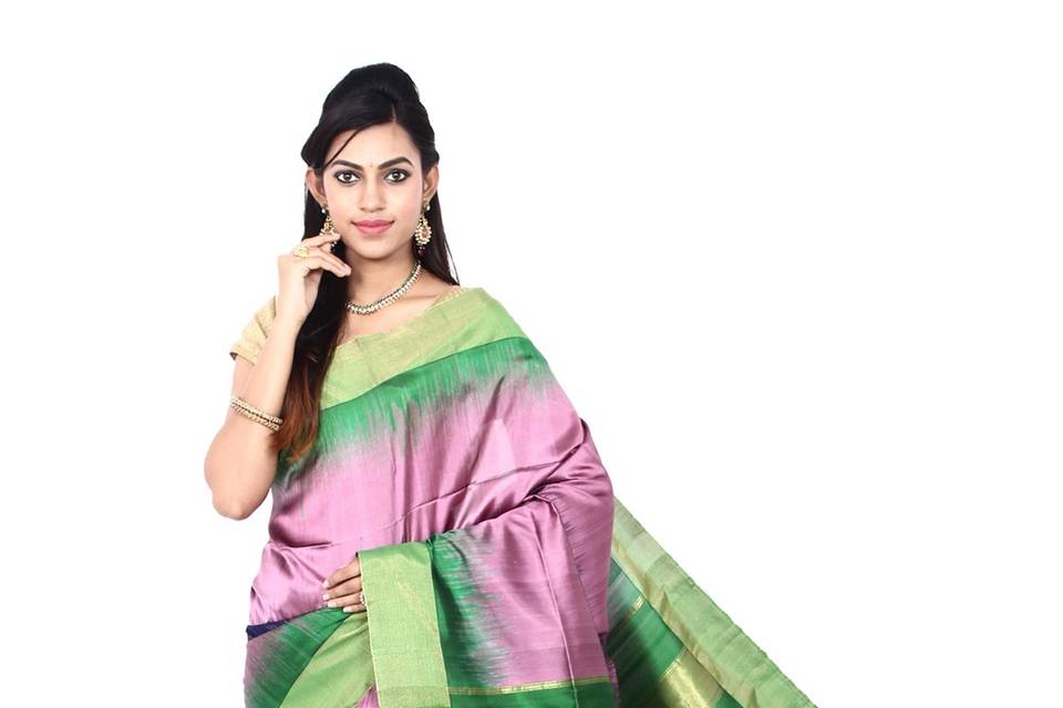 Handwoven pure silk saree