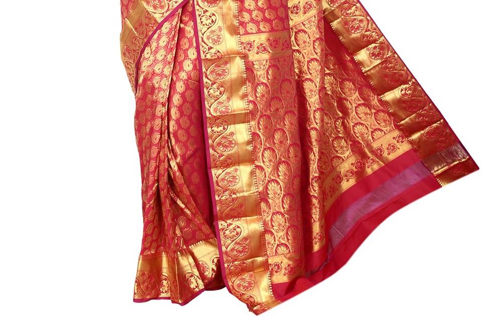 Kanchipuram bridal saree