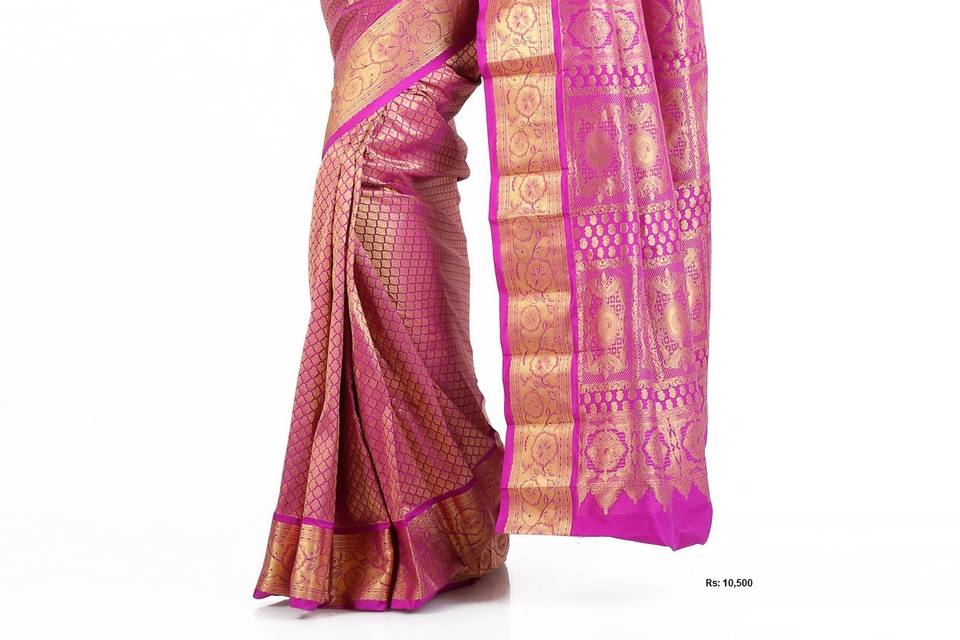 Kanchipuram bridal saree