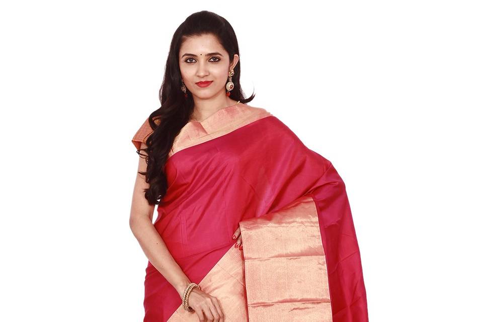 Handwoven pure silk saree